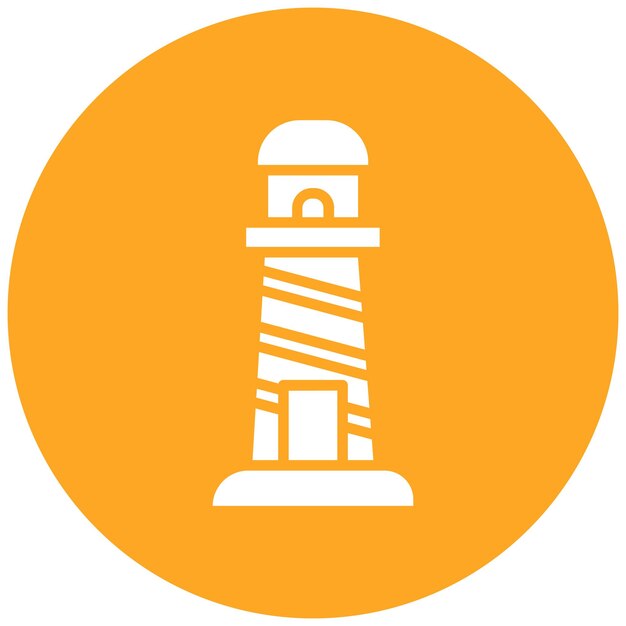 Lighthouse Vector Illustration Style