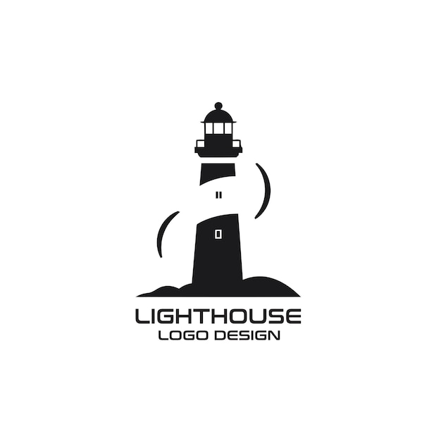 Vector lighthouse vector logo design