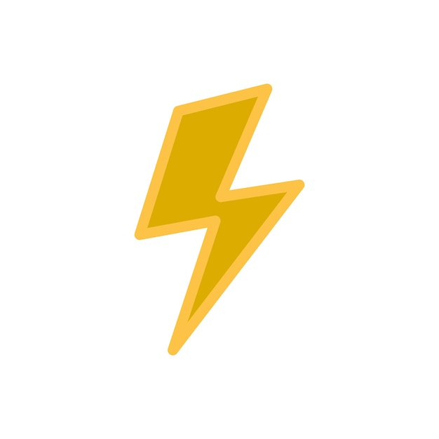 Lightning bolt icoon ontwerp vector sjabloon