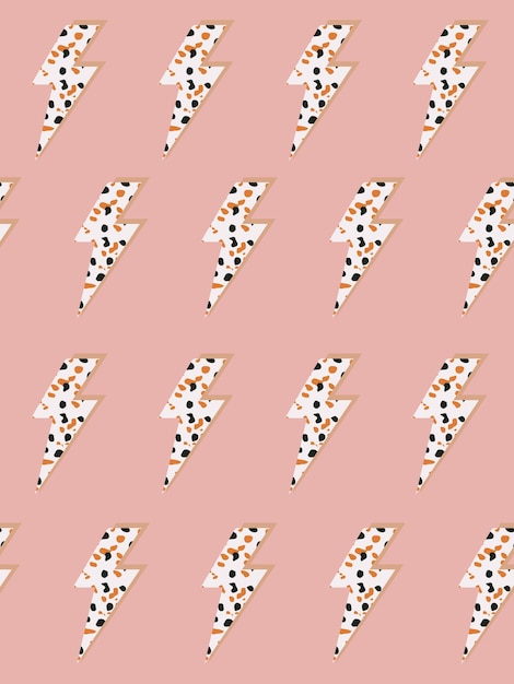 Lightning Bolt Fabric Wallpaper and Home Decor  Spoonflower