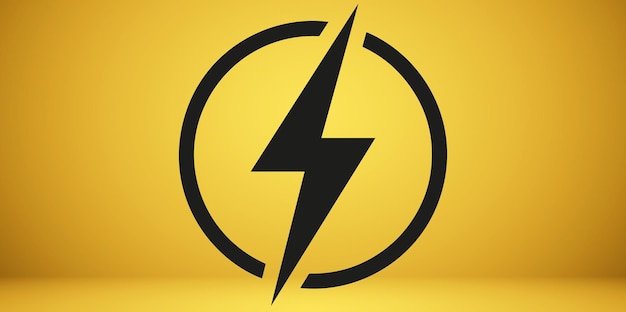 lightning bolt. Thunderbolt on transparent Background.