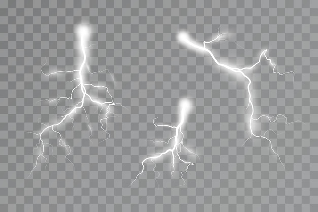 Lightning effect thunderstorm light effect electricity