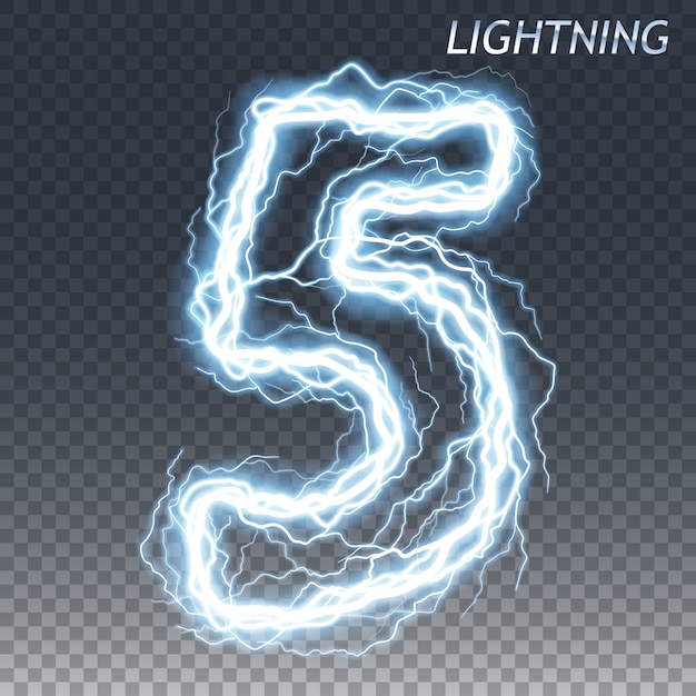 Lightning and electric number