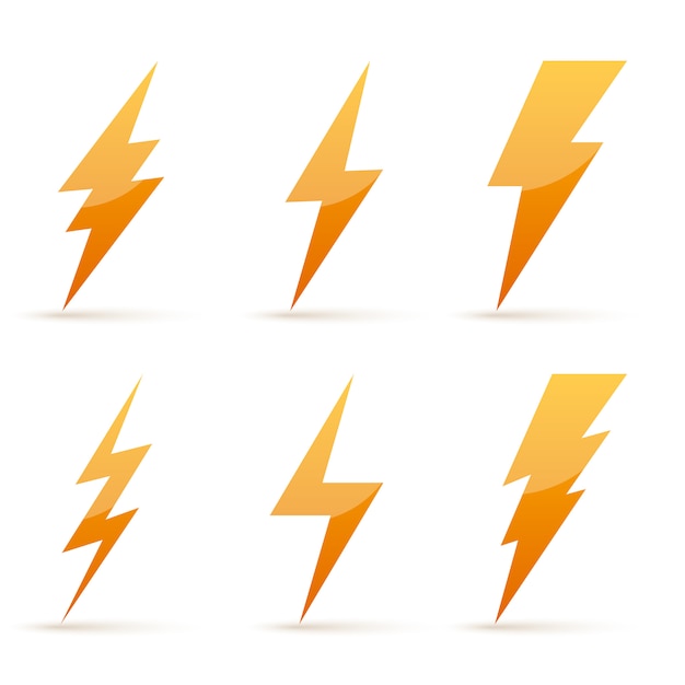 Lightning icons - 