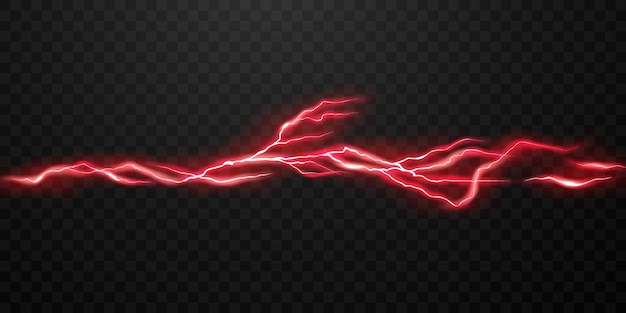 Vector lightning light effect background realistic flash with lightning electric explosion vector illustration