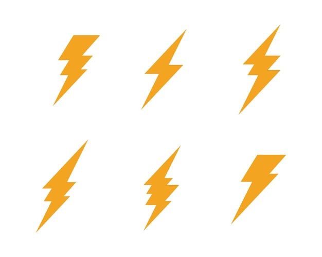 Lightning Logo Template vector icon