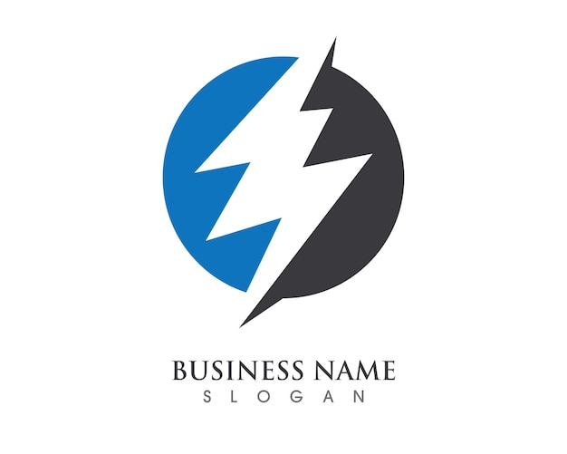 Lightning Logo Template