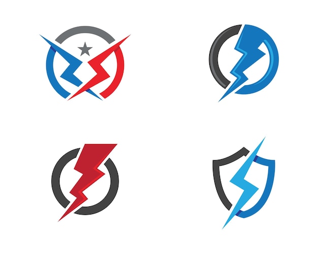 Lightning Logo Template