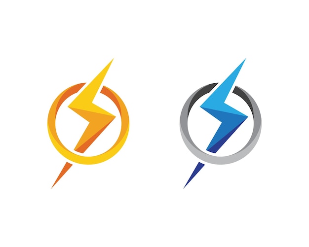 Lightning Logo Template