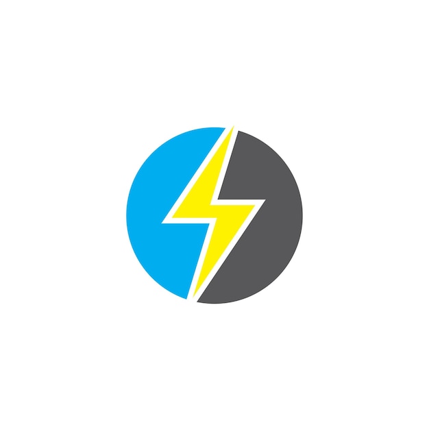 Lightning logo and vector template