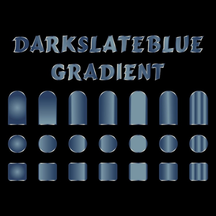 वेक्टर lightslategray gradient kit