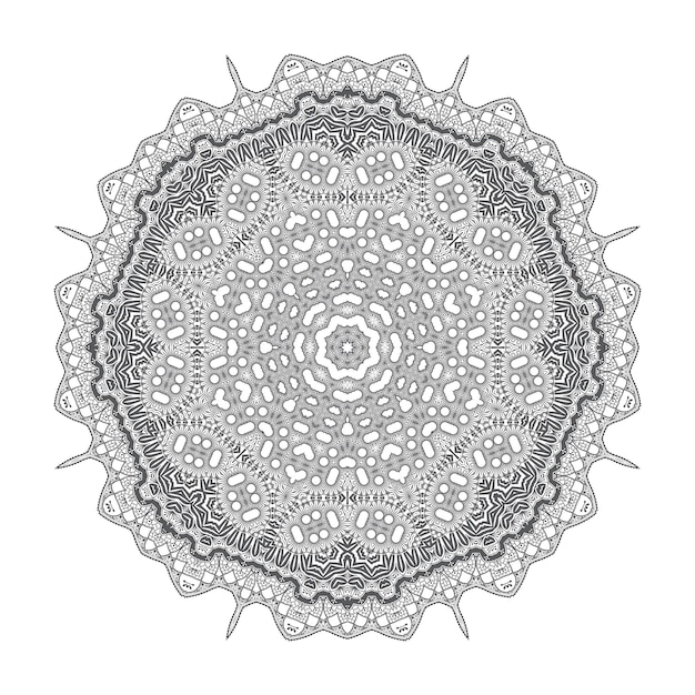 lijn kunst mandala vector voor ontwerp