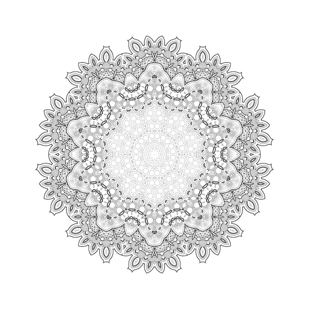 lijn kunst mandala vector voor ontwerp