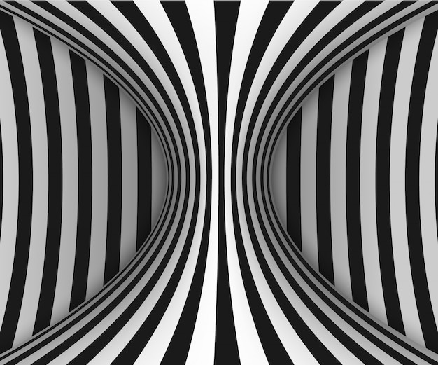 Lijnen optische illusie