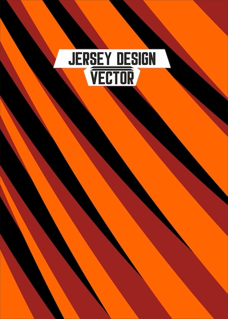 Lijnenpatroon Jersey-ontwerp voor sublimatie Sport t-shirtsjabloon