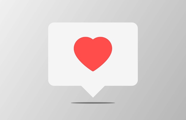 Vector like button social media icon