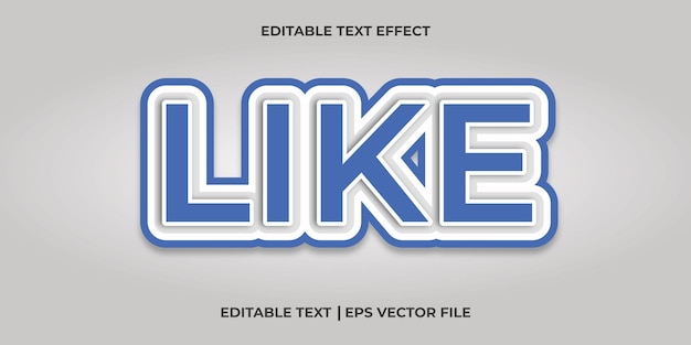 like editable text effect