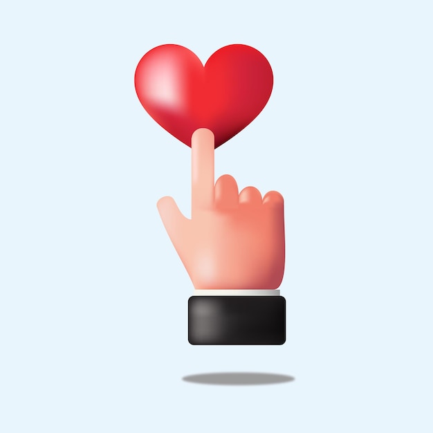 Vector like hand gesture illustration