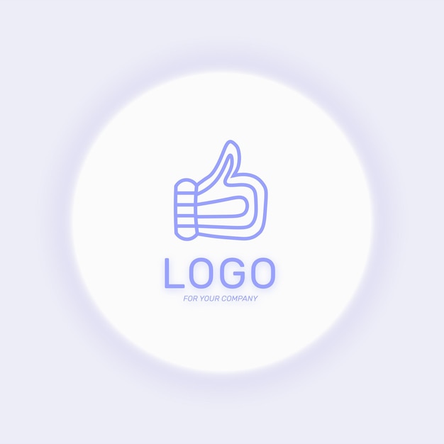 Vector like logotype approved logo like icon for web design or company isolated vector illustration eps