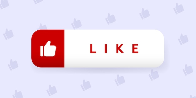 Like Speech bubble with Like text 3d illustration Button for social media Feedback concept Vector line icon for Business and Advertising