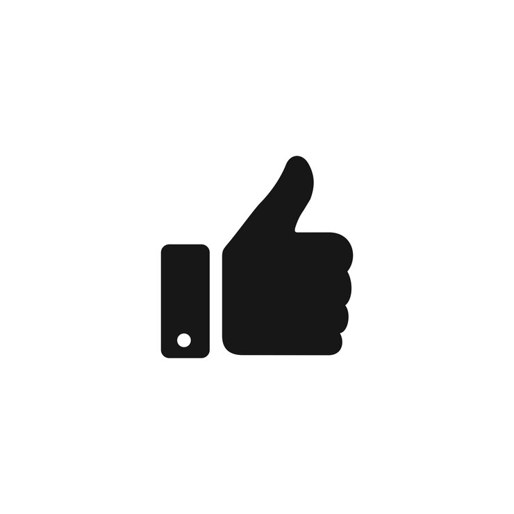 Like symbol vector illustration