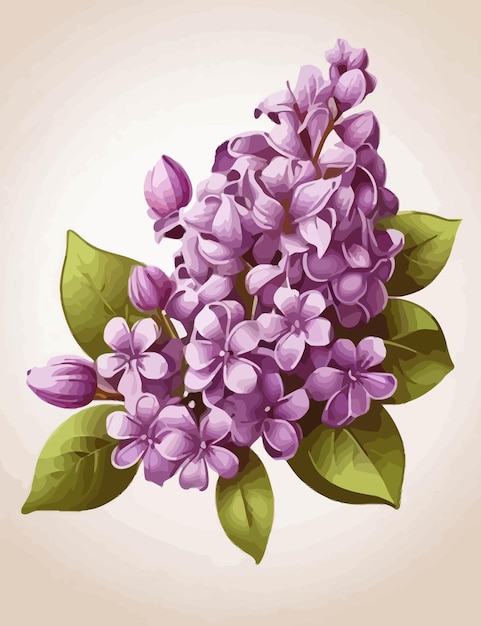Vettore illustrazione di lilac