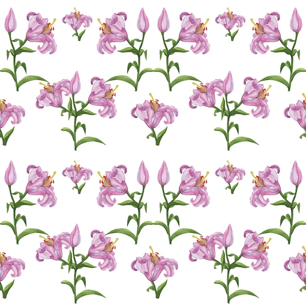 Lilies pattern