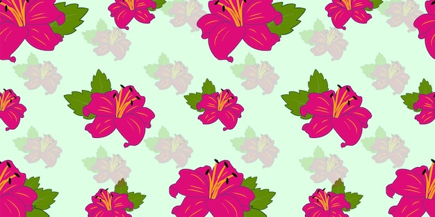 Vector lilly pattern