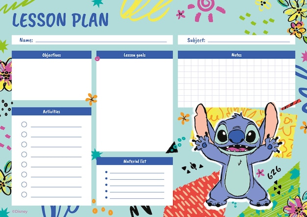 Lilo Stitch Lesson Plan