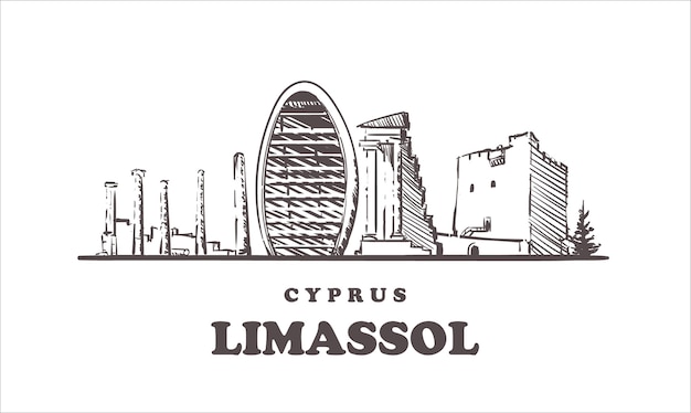 Limassol stadsgezicht, Cyprus