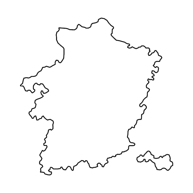 Карта провинции Лимбург Провинции Бельгии Векторная иллюстрация