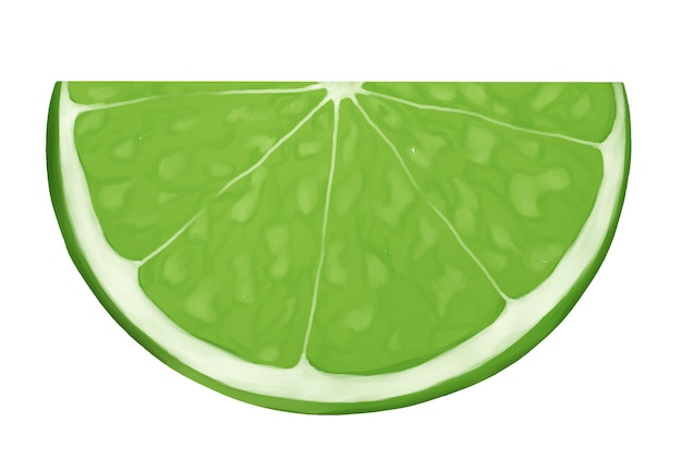 Lime green citrus fruit