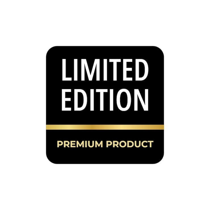 Vector limited edition label sticker voor producten en promotie