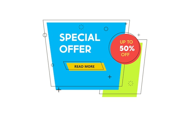 Limited offer mega sale banner Sale poster Big sale special offer discounts 60 offVector illu