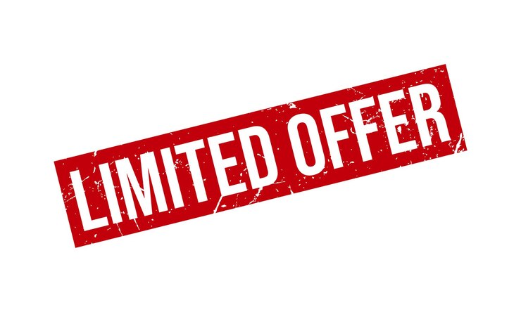 Vector limited offer rubber stamp seal vector