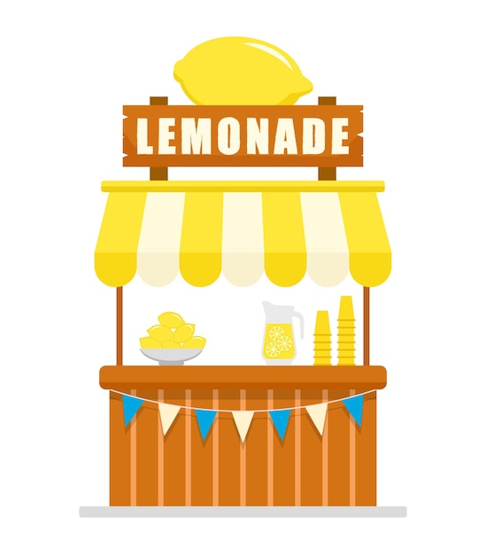 Limonade winkel vectorillustratie