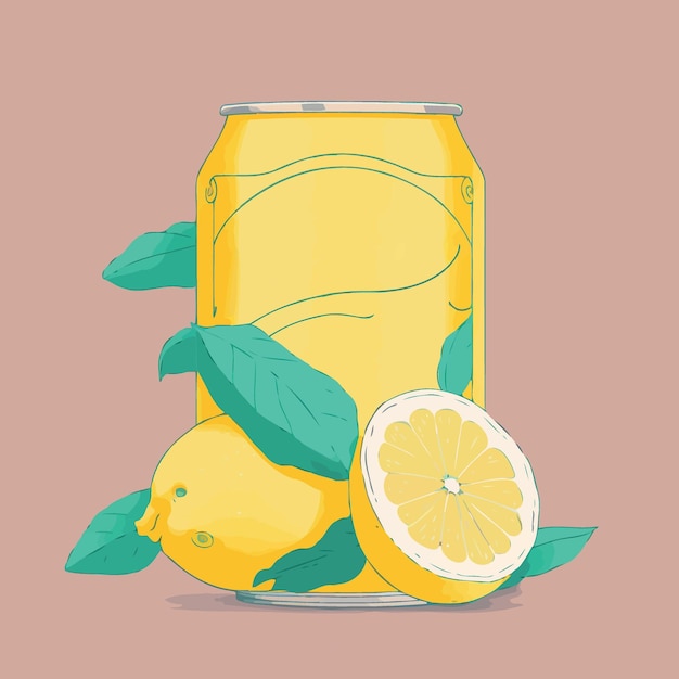 Limonadedrank in aluminium blikje