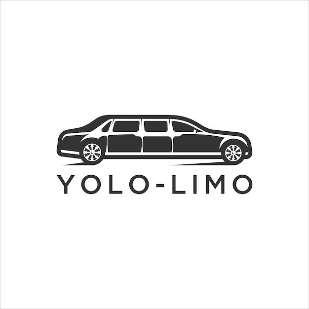 Limousine auto logo ontwerp vector