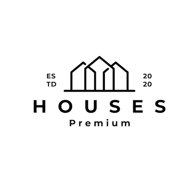 Linea arte house logo design