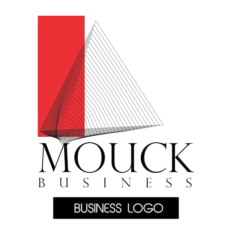 Vector line art logo for your business.