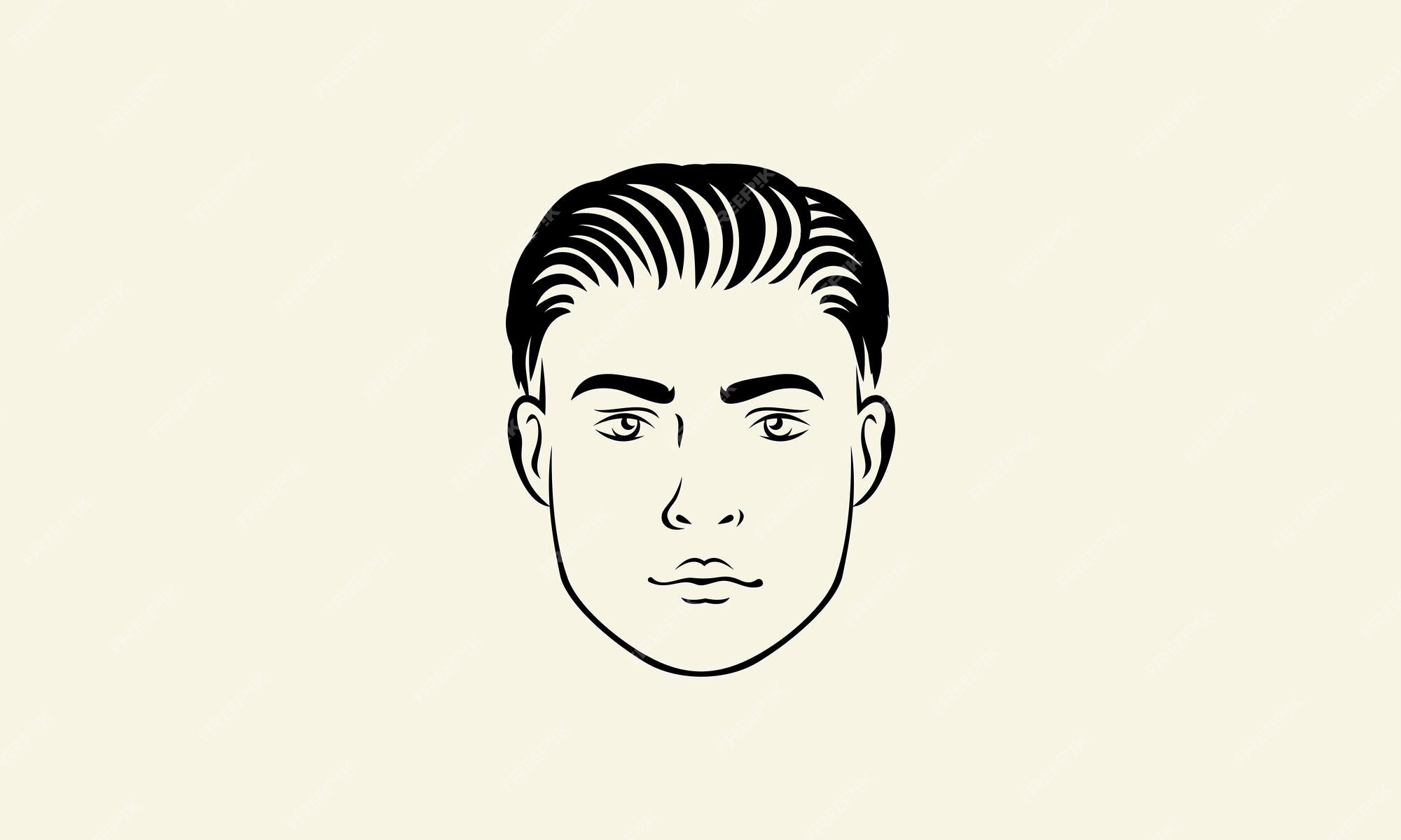 Man face clipart design illustration 9379787 PNG