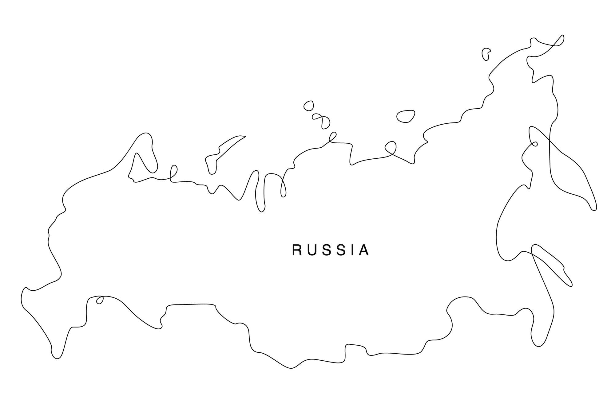 map of russia