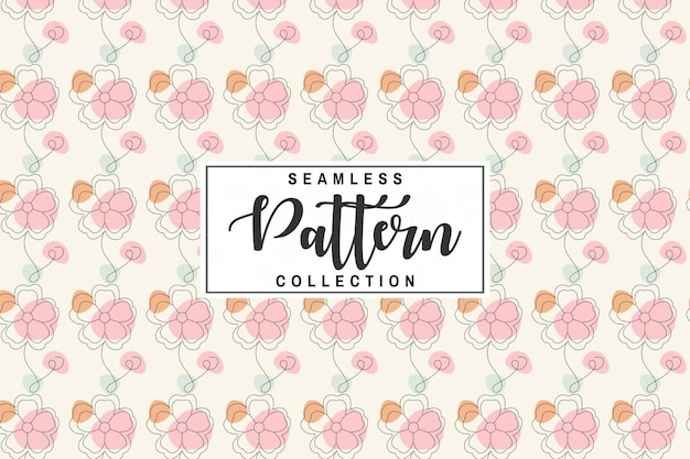 Line art Seamless patterns design