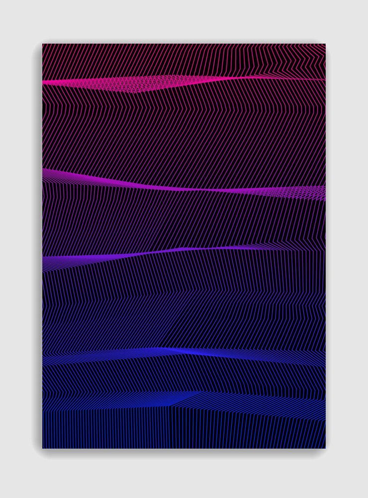 Vector line art vector minimalistic modern brochure design, cover template, geometric halftone gradient. for banners, placards, posters, flyers. perfect and unlike, pattern texture.