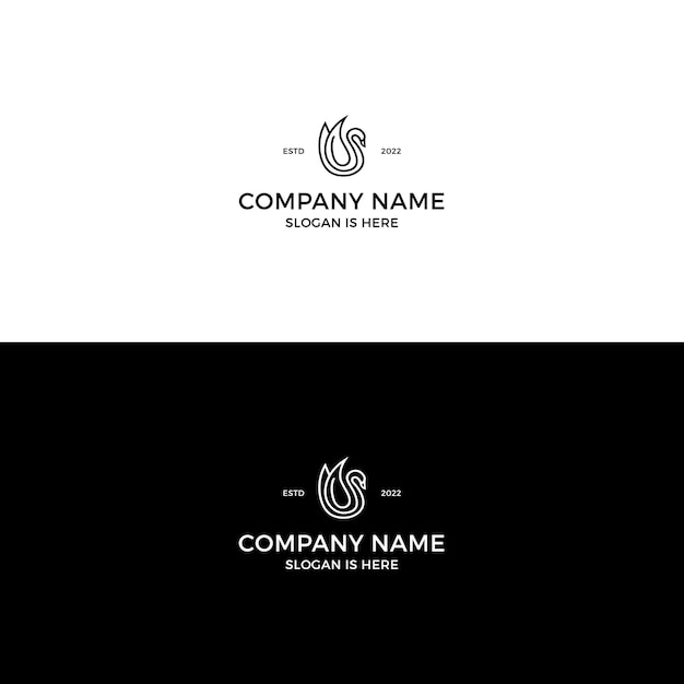 Line art zwaan logo ontwerp inspiratie