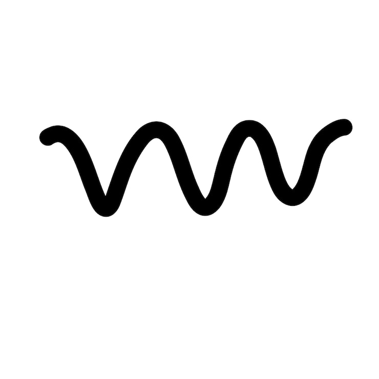 Vector line border arrow