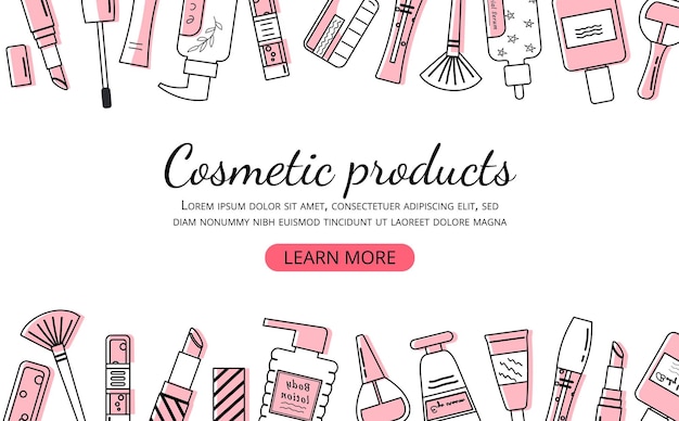 Line cosmetic banner