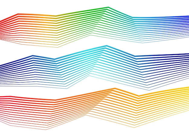 Vector line design element many parallel lines poligonal form21