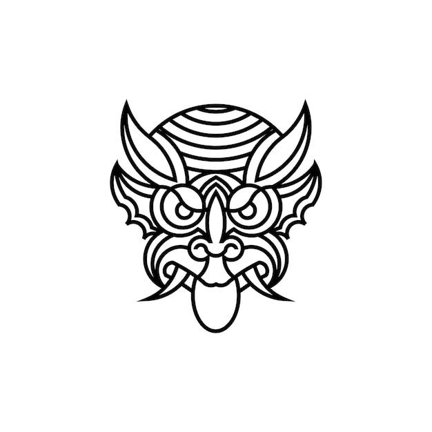 Line dragon logo Properties