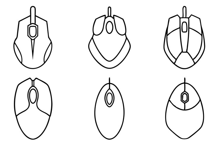 Vector a line drawing of an alien helmet and goggles